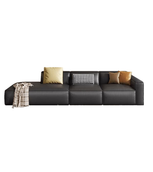 Modern Black Sectional Sofa